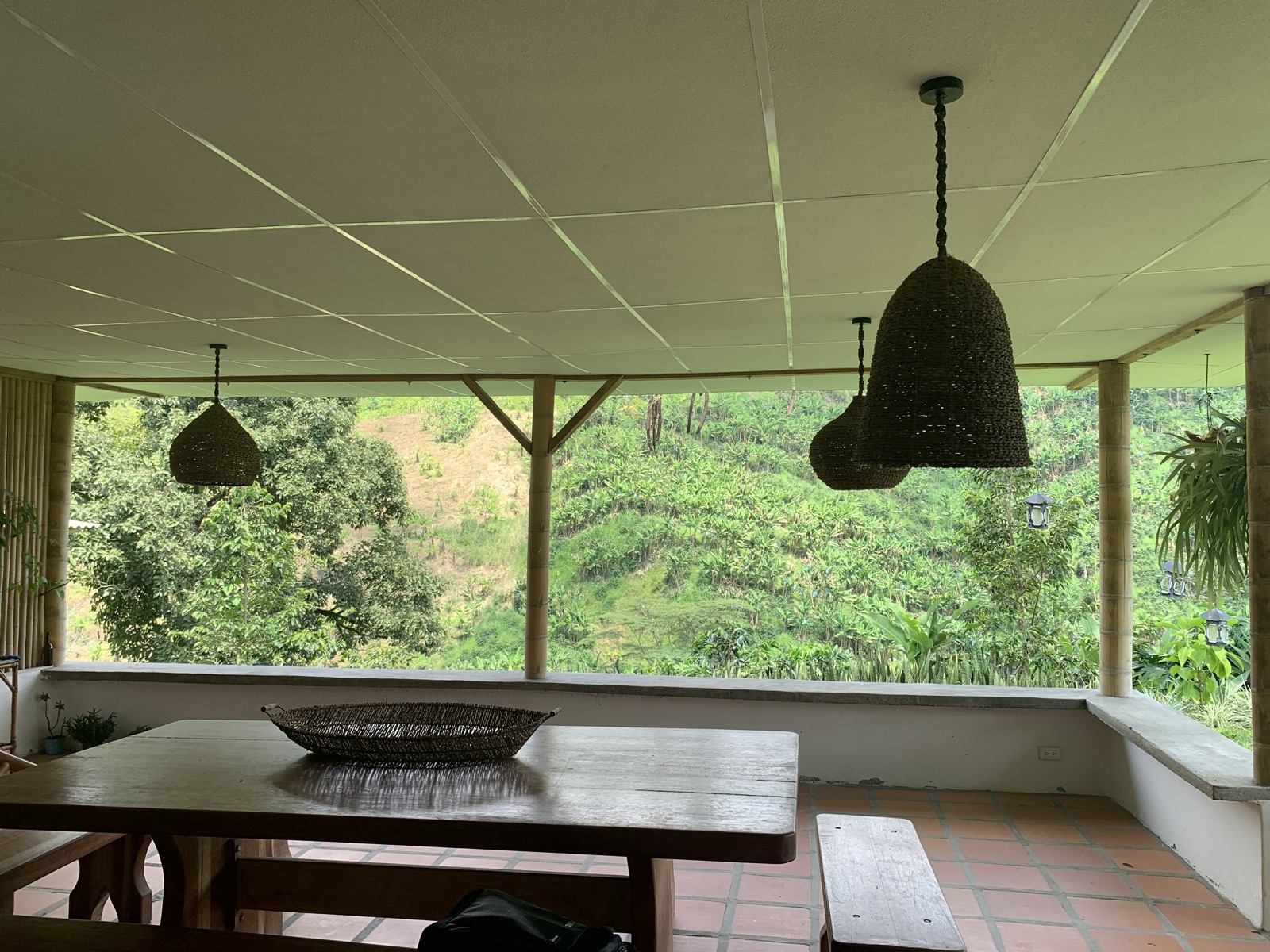 From the farmhouse
